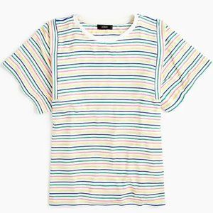 🎉Host pick🎉 JCrew Mixed Stripe Top Size Small